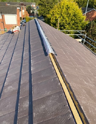 Complete roof replacement by VT Roofing Services