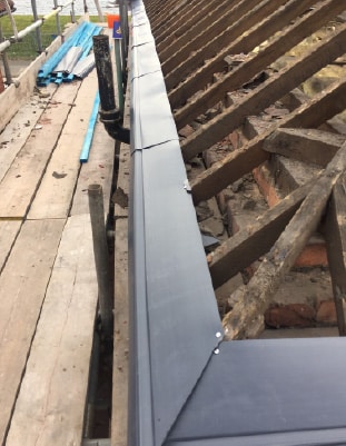 Trusted roofers in Harrogate fitting new fascias and soffits